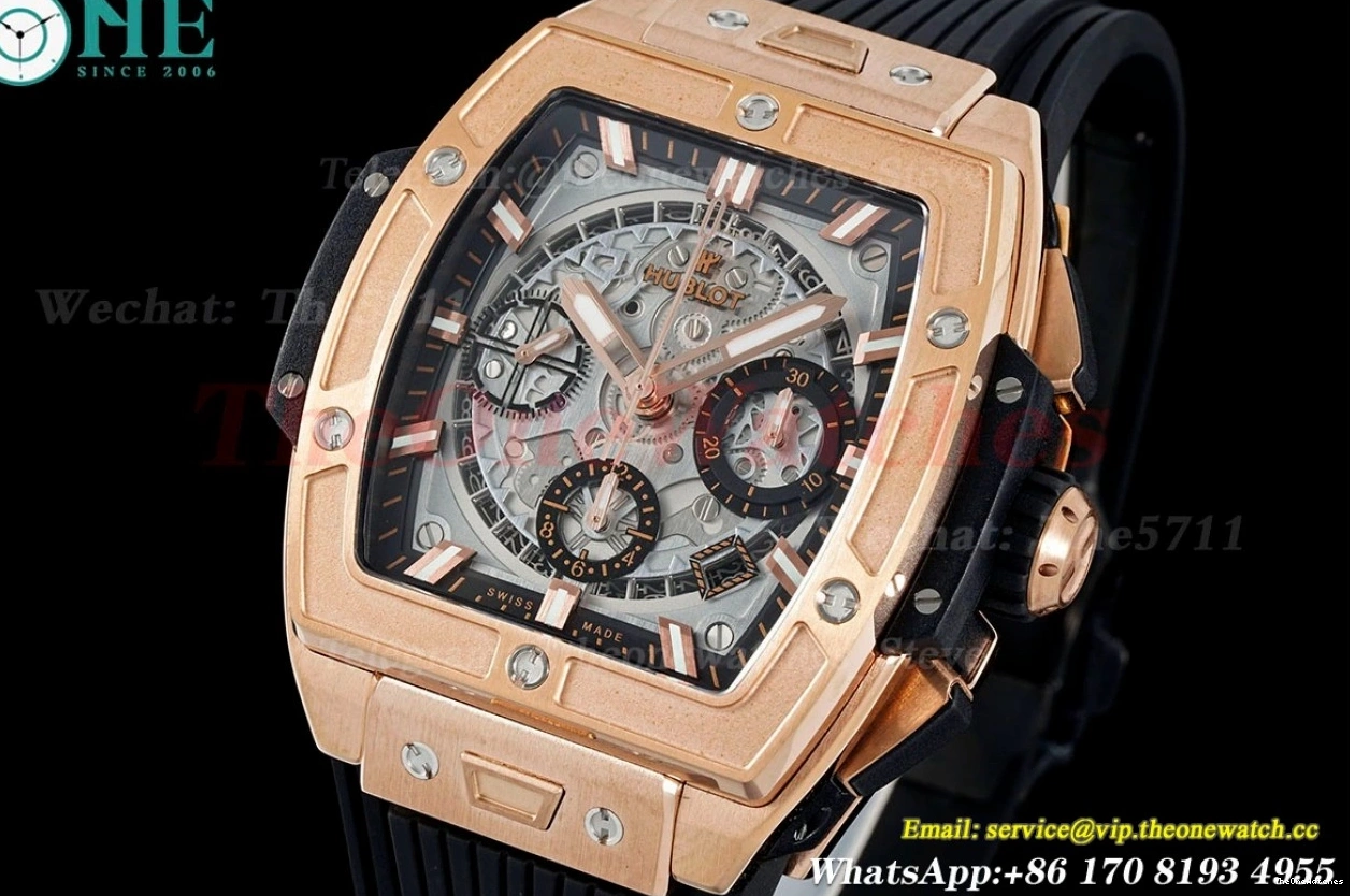 of Bang 42mm Chrono Spirit Mod TI RU BBF Dial A7750 Skeleton Big 0114